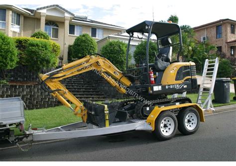 mini digger trailer|mini excavator trailers for sale.